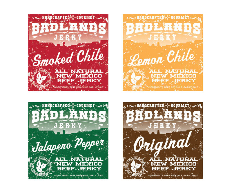 New Mexico Creative - Beef Jerky label designs